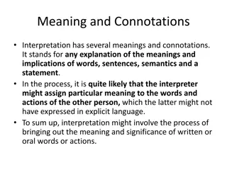 Unveiling the Art of Interpretation: From Textual Meanings to Contextual Significance