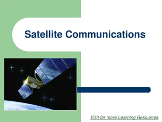 Satellite Communications and Its Advantages