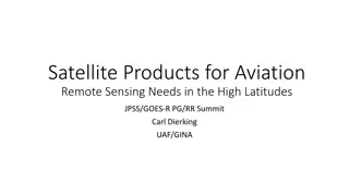 Satellite Products for Aviation Remote Sensing Needs in High Latitudes