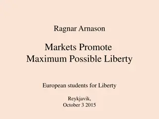 Markets Promote Maximum Liberty: Understanding Liberty and the Market System