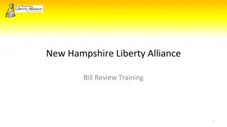 New Hampshire Liberty Alliance Bill Review Training Overview