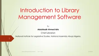 Overview of Library Management Software and Automation