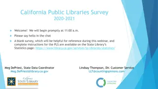 California Public Libraries Survey 2020-2021 Overview