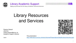 Enhancing Library Resources and Services for Academic Support