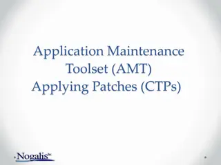 Guide to Applying Patches with Application Maintenance Toolset (AMT)