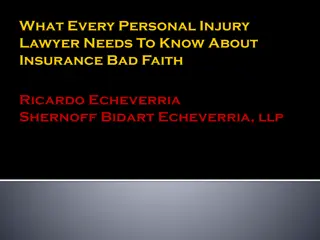 The Duties and Limits of Plaintiff Lawyers in Insurance Cases