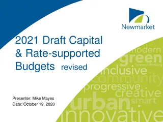 Overview of 2021 Draft Capital and Rate-supported Budgets