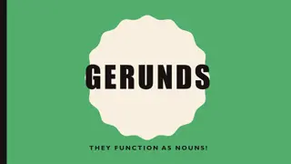 Understanding Nouns and Their Functions in Sentences