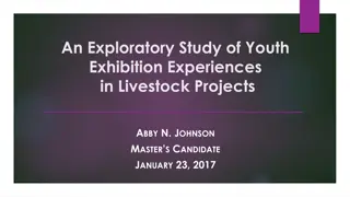 Exploring Youth Exhibition Experiences in Livestock Projects