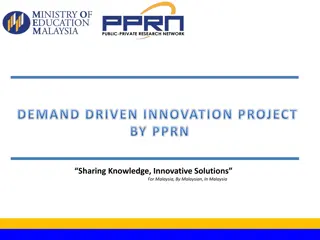 Addressing Innovation Challenges in Malaysia through Demand-Driven Initiatives