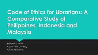 Comparative Study of Code of Ethics for Librarians in Philippines, Indonesia, and Malaysia