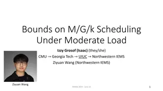 Optimizing Scheduling Policies for M/G/k Systems Under Various Load Conditions