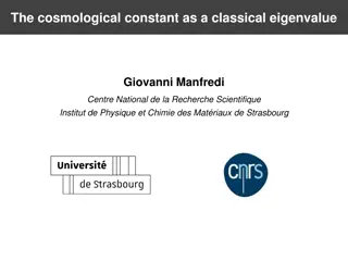 Exploring the Cosmological Constant as a Classical Eigenvalue