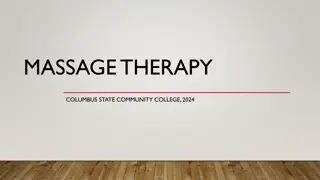 Massage Therapy Program at Columbus State Community College