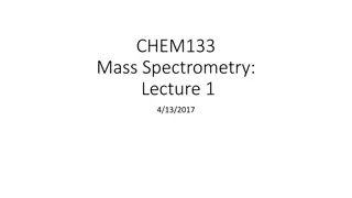 Introduction to Mass Spectrometry: Analytical Chemistry Branch