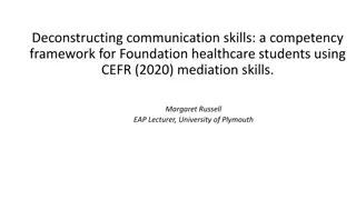 Enhancing Communication Skills in Healthcare Education Through Mediation Framework