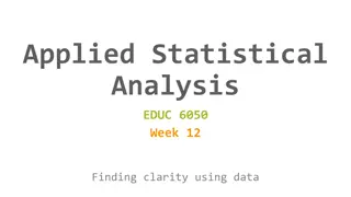 Moderation and Mediation in Statistical Analysis