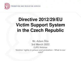 Victim Support System in the Czech Republic: Rights, Legislation, and Providers