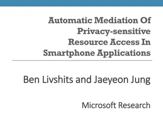 Managing Privacy-sensitive Resource Access in Smartphone Applications