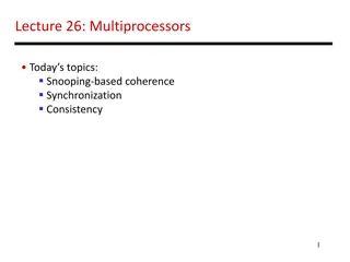 Multiprocessors and Memory Hierarchy