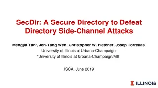 SecDir: A Secure Directory to Defeat Directory Side-Channel Attacks