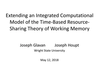 Time-Based Resource Sharing Theory in Working Memory