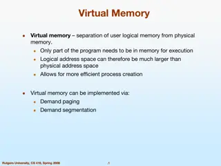 Understanding Virtual Memory and its Implementation