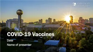 COVID-19 Vaccines and Prevention Measures