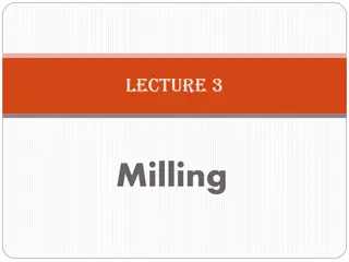 Factors Influencing Milling Process in Pharmaceutical Industry