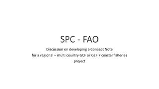 Developing a Regional Coastal Fisheries Project with SPC-FAO for GCF or GEF-7