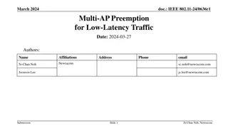 Multi-AP Preemption for Low-Latency Traffic in IEEE 802.11 Networks