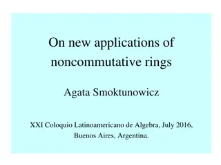 New Applications of Noncommutative Rings in Algebraic Structures