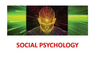 Human Motivation: Social Psychology Insights