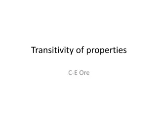 Transitivity of Properties in Typed Systems