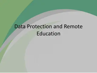 Ensuring Data Protection in Remote Education