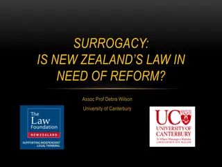 Surrogacy Laws in New Zealand: A Review of the Current Legislation