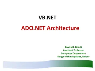 ADO.NET Architecture in VB.NET