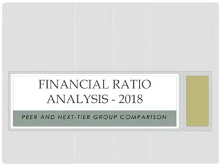 Financial Ratio Analysis 2018 Peer and Next-Tier Group Comparison