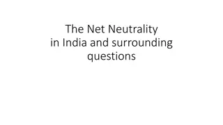 Net Neutrality in India: Key Concepts and Regulations