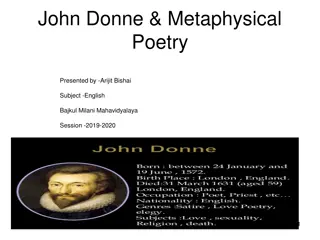 John Donne: A Journey Through Metaphysical Poetry and Personal Turmoil