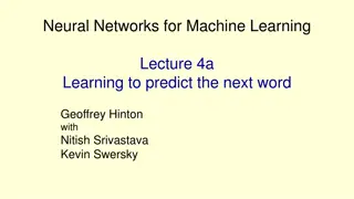 Neural Networks for Learning Relational Information