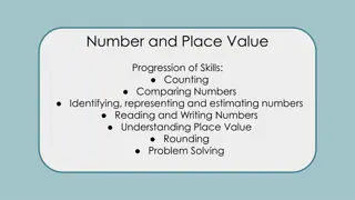 Progression of Number and Place Value Skills Across Grade Levels