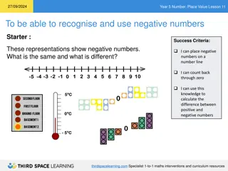 Exploring Negative Numbers in Year 5 Mathematics Lesson