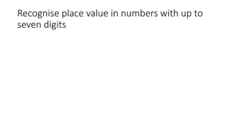 Place Value and Number Magnitudes