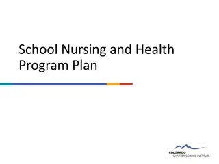 Comprehensive School Nursing and Health Program Plan