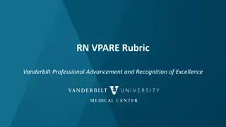 Vanderbilt Nursing Professional Advancement Rubric