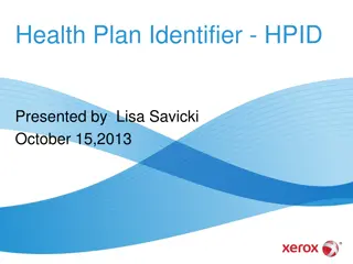 Health Plan Identifiers: HPID vs. OEID