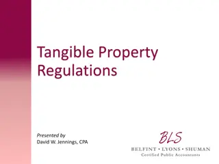 Tangible Property Regulations and Improvements