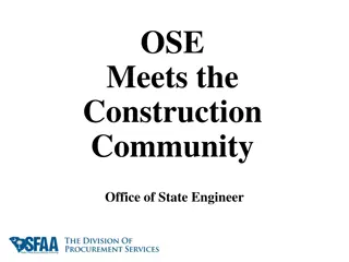 Office of State Engineer - Duties and Responsibilities