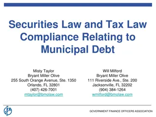 Understanding Municipal Debt Compliance: Official Statement Key Points